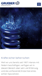 Mobile Screenshot of grueber.de